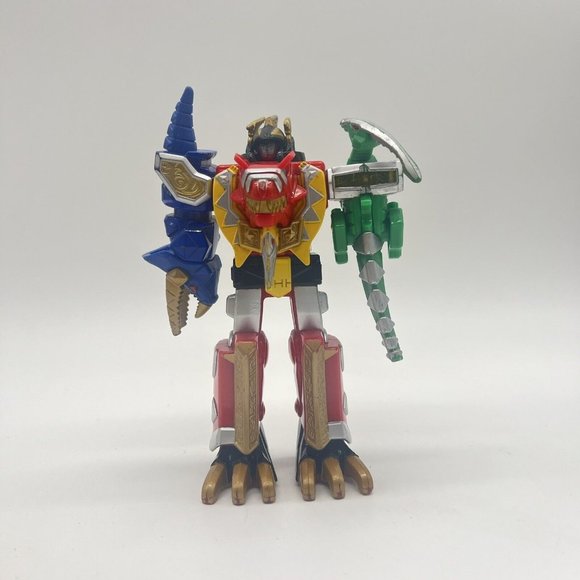 Power Rangers Dino Thunder Megazord MMPR Bandai 2003 Action Figure Toy Rare - Picture 1 of 4